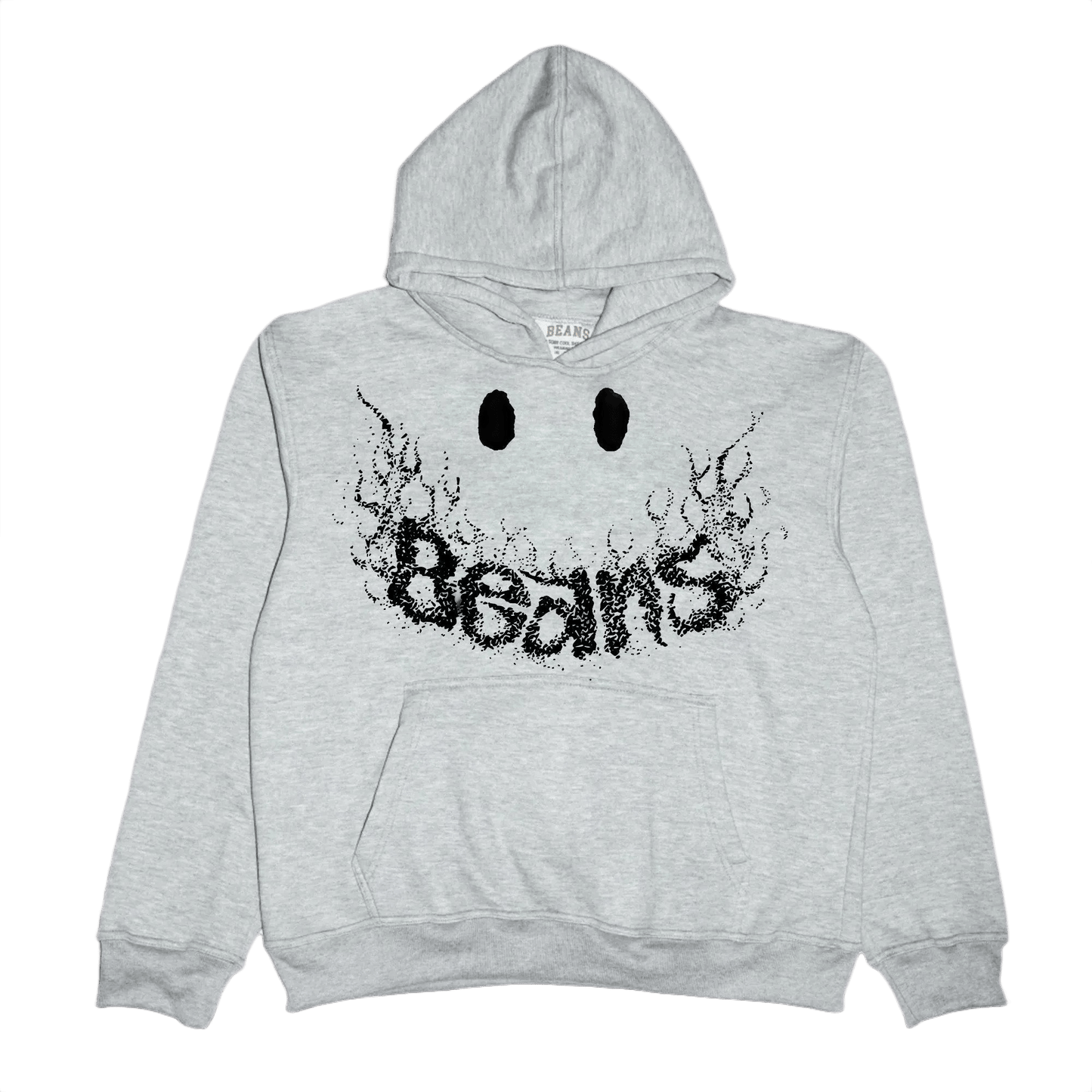 Smile Hoodie (Gray) - Beansmag