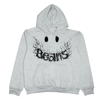 Smile Hoodie (Gray) - Beansmag