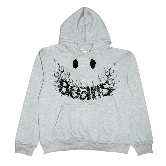 Smile Hoodie (Gray) - Beansmag