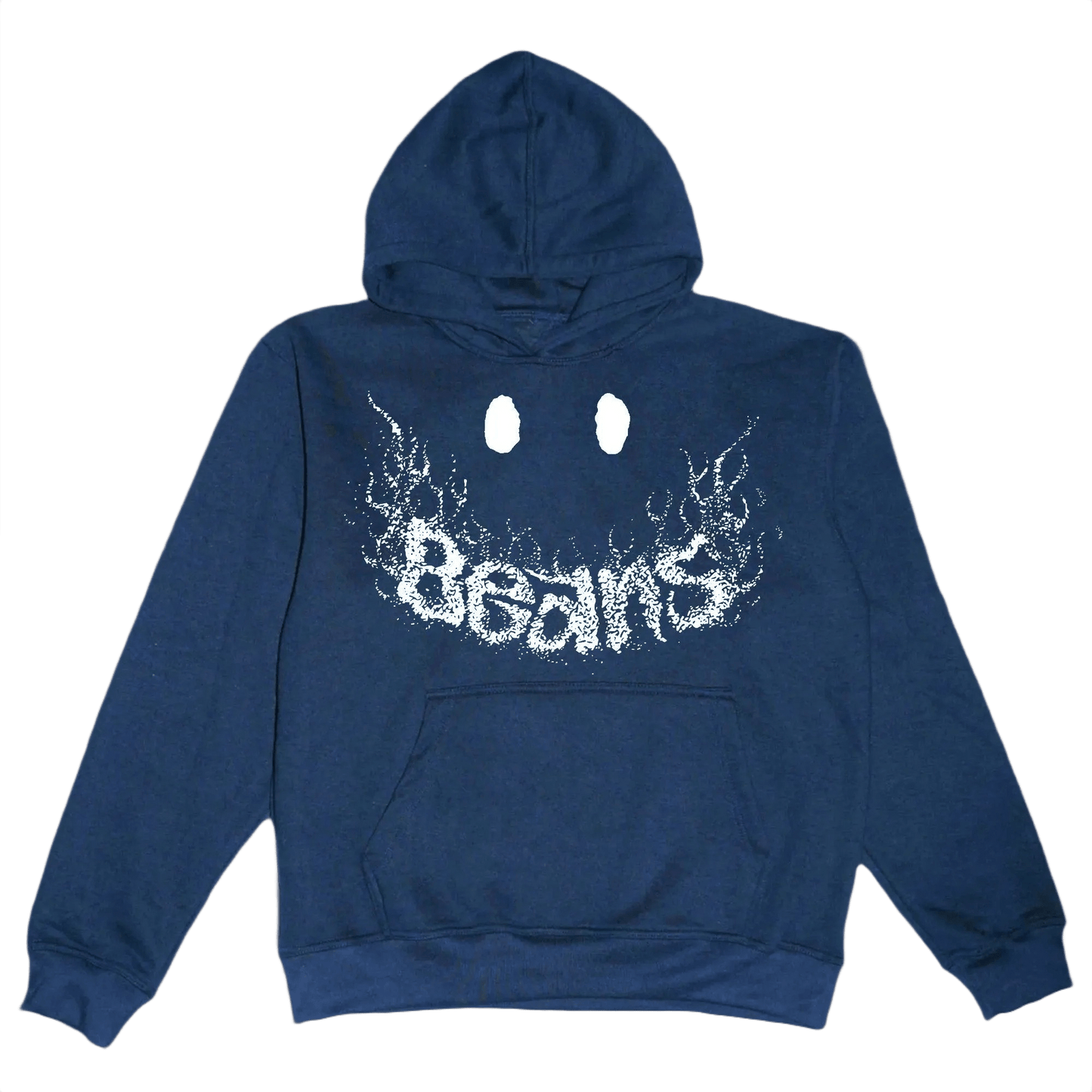 Smile Hoodie (Navy) - Beansmag